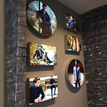 EK LED Textiel fotoframe