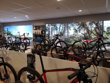 EK LED Textiel fotoframe - Fietsenwinkel