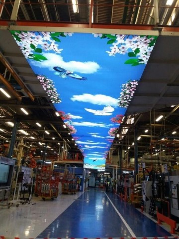 EK LED Textiel fotoframe - werkplaats