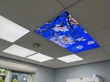 LED Textiel fotoframe 120x60cm